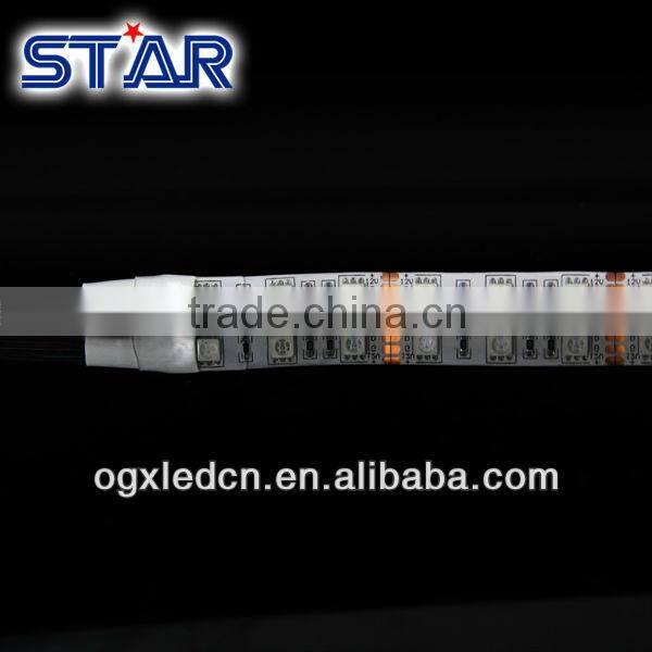 RGB 60LEDs/m 5050 epoxy waterproof IP65 flexible strip light