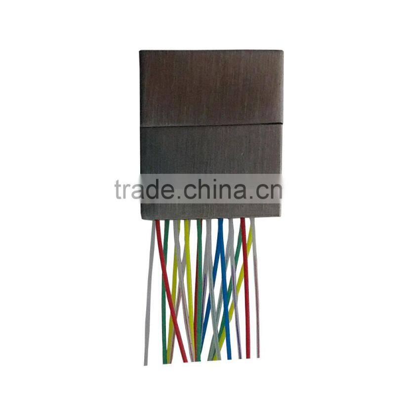 Integrated 16 channels DWDM for high speed transceivers