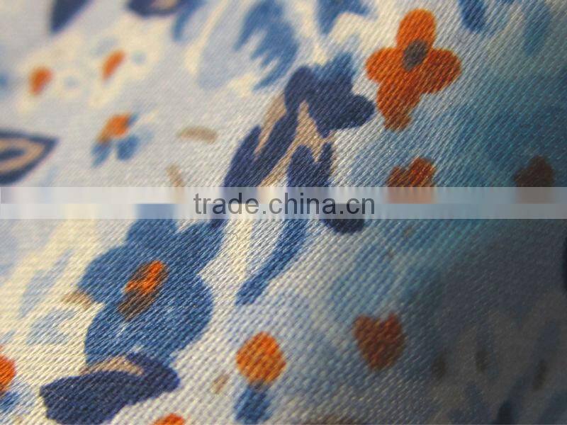 First Class satin cotton fabric print fabric sateen fabric