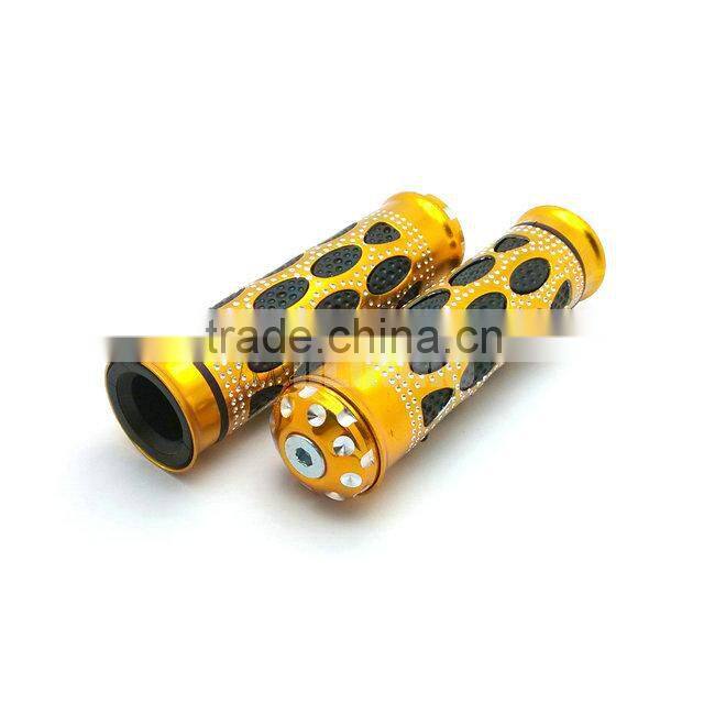 Wholesales 7/8" MTB ATV Motorcycle Handle Handlebar Grips Magenta handbar hand grip golden spot