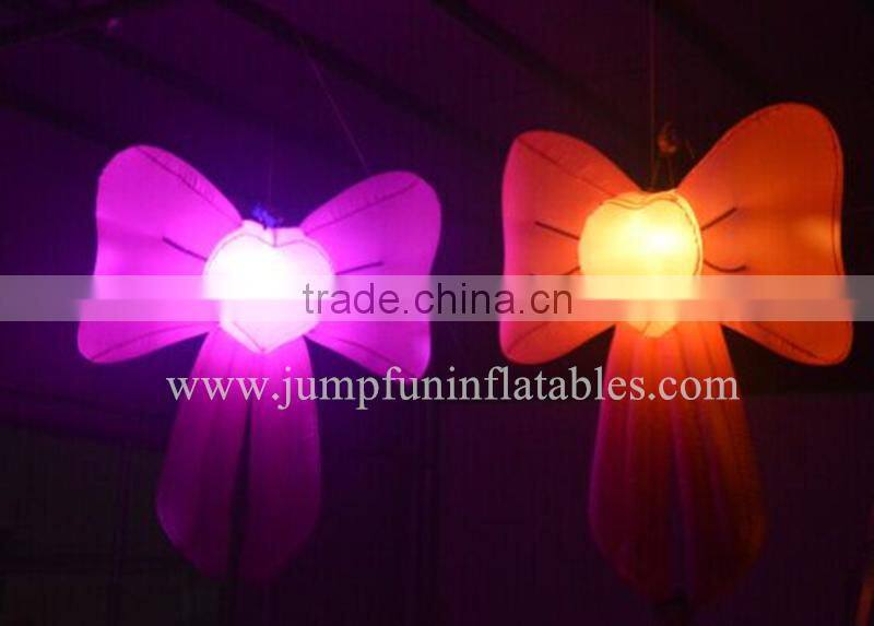 Colour change LED Inflatable Star hanging Lighting balloon