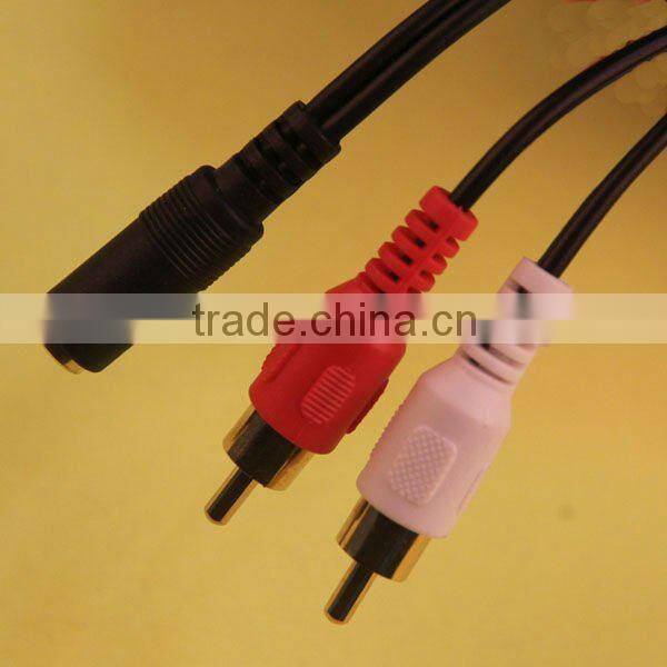 DC to 2RCA Cable/3.5mm to rca cable