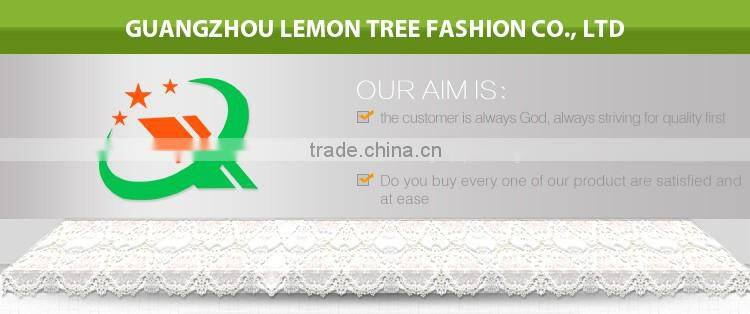 Unique design african wax prints fabric 6 yards with african guipure lace fabric NNL-001