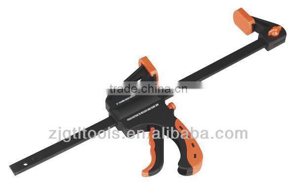 Nylon quick release quick ratchet bar clamp