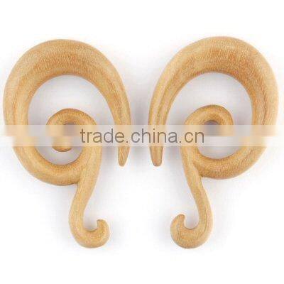Fashion vortex acrylic piercing jewelry ear plug ear spiral body ring