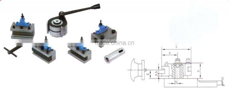 40-position quick change tool post and tool holders