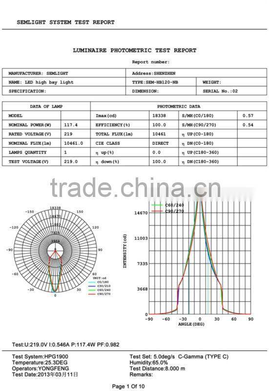 High Quality Good Brightness Industry LED High Bay Lights UK