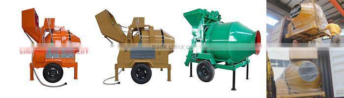350L Diesel hydraulic Mobile Drum Concrete Mixer JZR350MW JZR350MH for construction