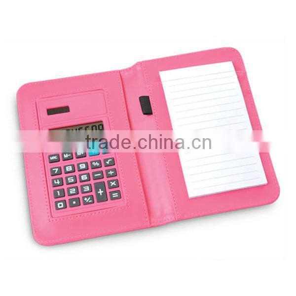 2016 popular multicolored pocket notebook with leather cover