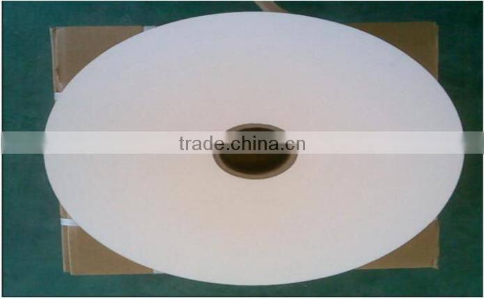 16.5g high quality tea bag filter paper in roll for single chamber tea bag application.