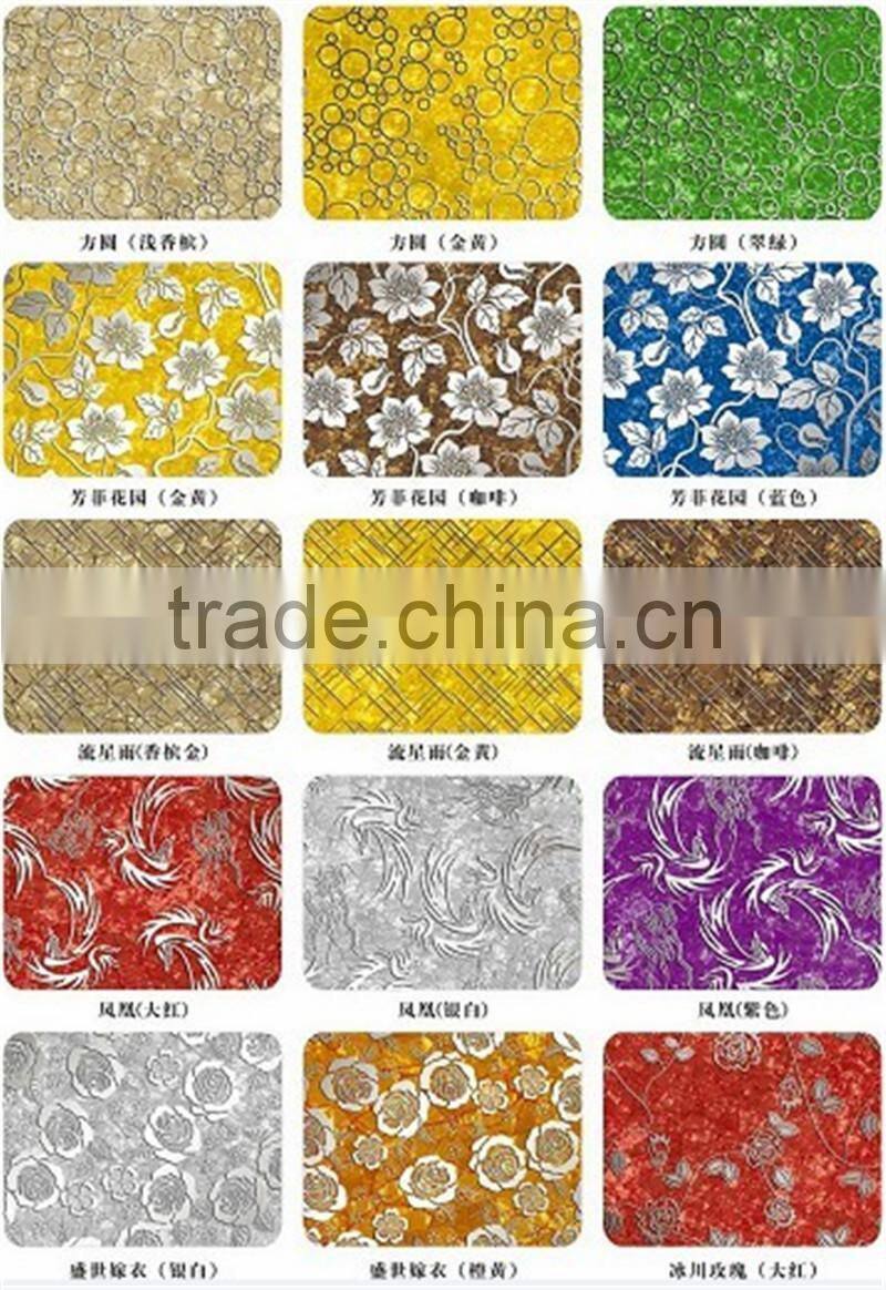 cheap supplier design ice flower mirror glass for interior decoration