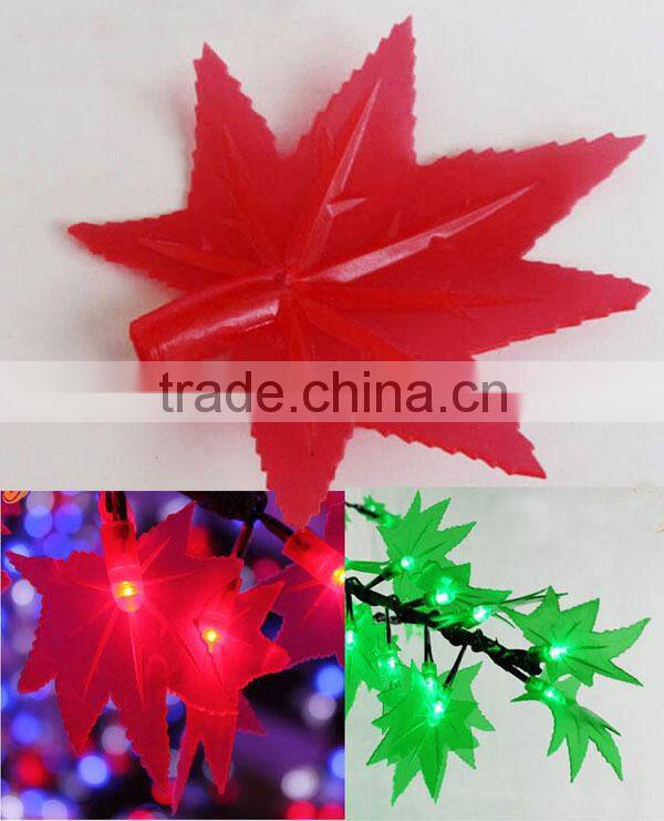 Maple leaf christmas led tree lighting