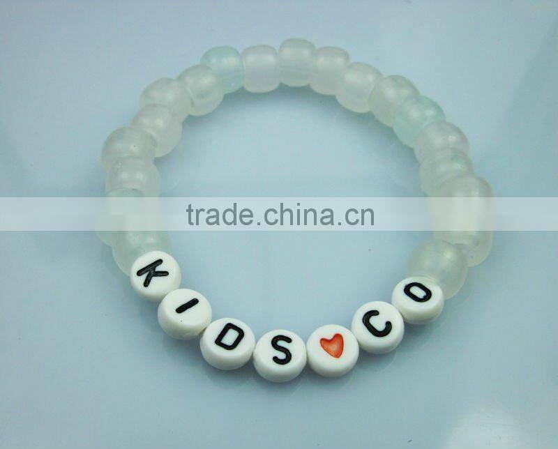 Round Letter bead DIY letter bead