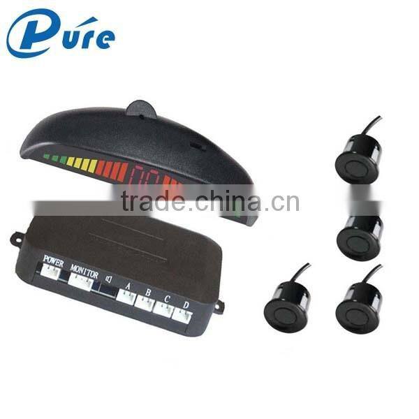 4 Sensor Backup Radar System LED Display Car Wireless Parking Sensor DC 12V Car Parking Sensor
