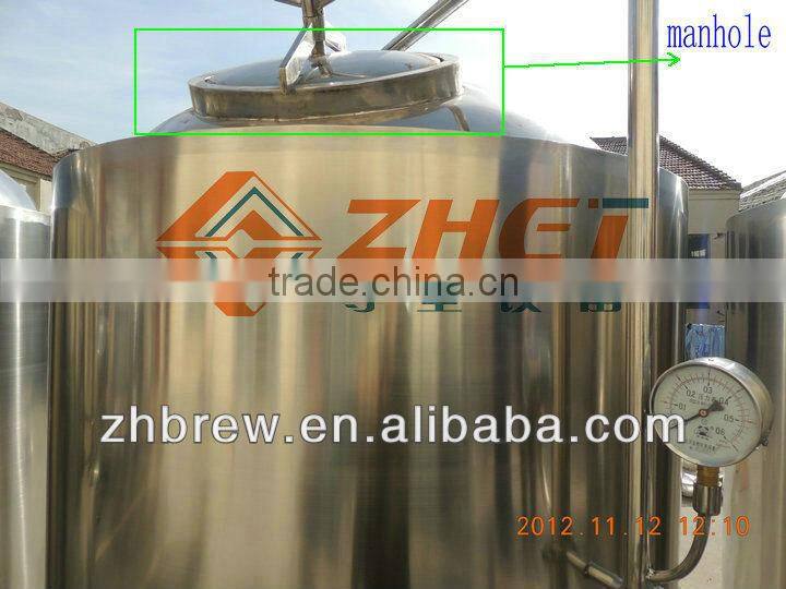 500L micro stainless steel hotel beer brewing equipment CE