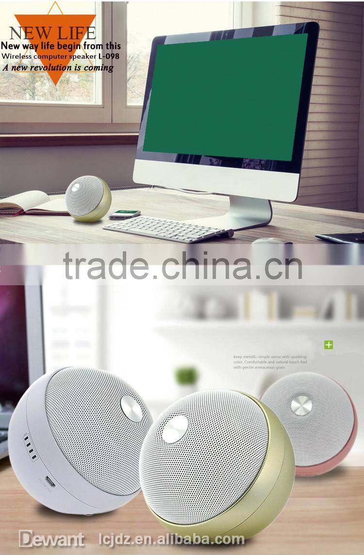 L-098 full new No.1 mini portable wireless speaker for desktop computer