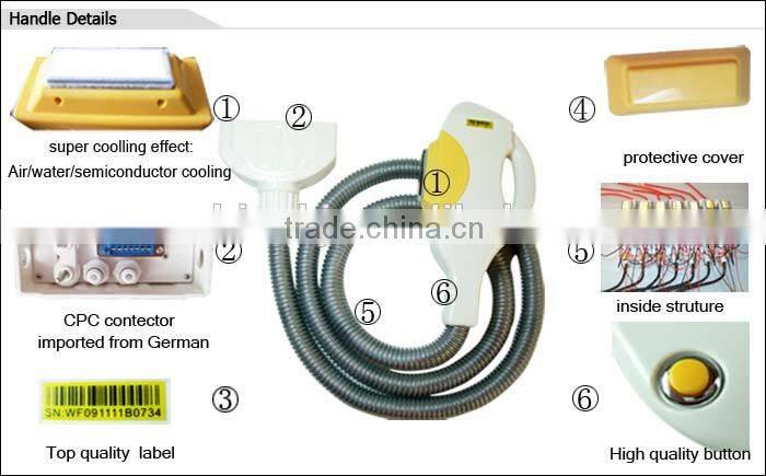 Strong power CE TUV approved 3000w SHR hair removal elight skin rejuvelation ipl italian