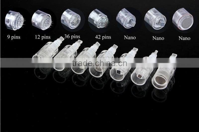 12 needle cartridges, rechargeable derma pen Dr.pen M5-W electric dermapen