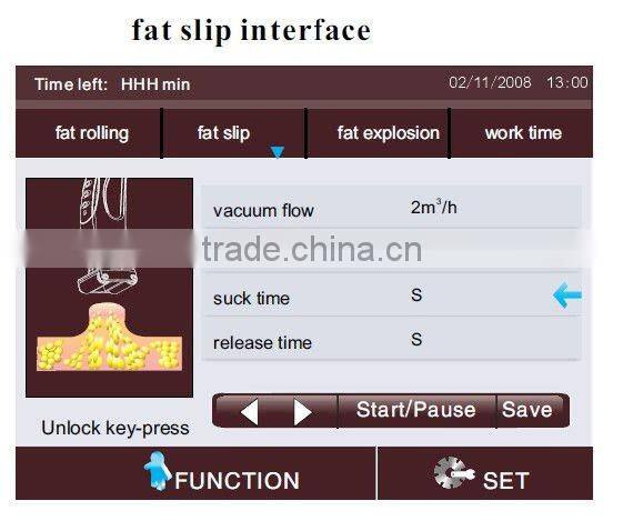 F002 ---- Ultrasound Vacuum Cavitation Liposuction Fat Slimming Machine With LED Optical Roller