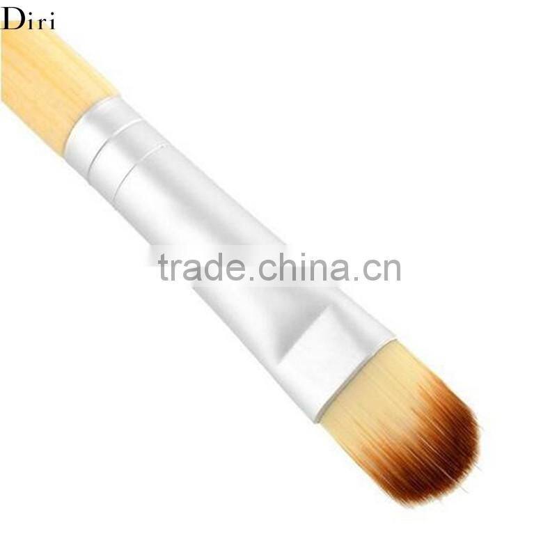 Bamboo kabuki brush makeup brush vegan flat top powder brush