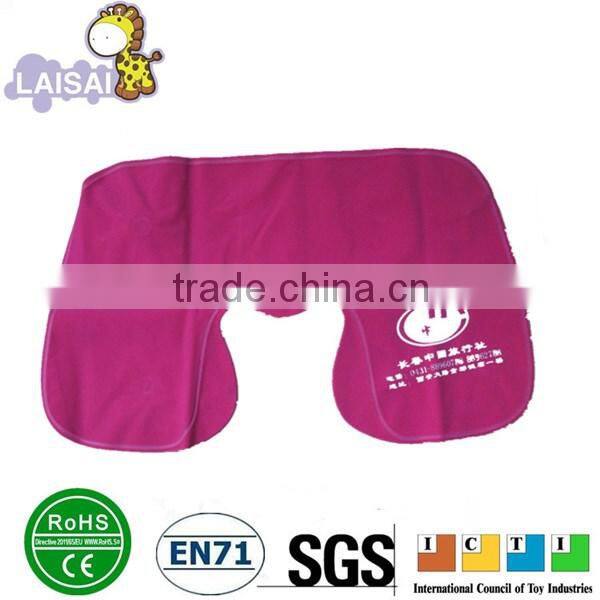 home pillow sleep pillow travel flocking neck pillow inflatable