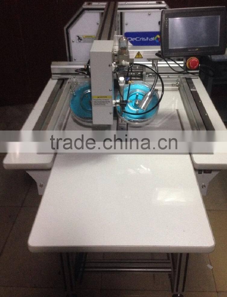 Mini automatic ultrosonic rhinestone setting machine