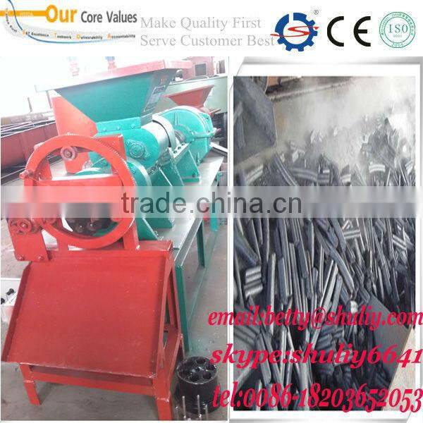 new design coal dust, coke powder, pulverized coal extruding machine/carbon powder moulding/forming machine