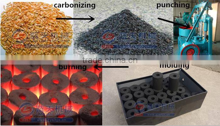 Factory Directly Selling Rice Husk Charcoal Making Machine