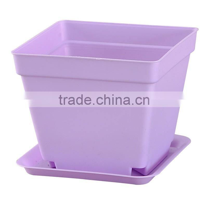 Cheap square black plastic plant flower nursery pot 10*8.5cm