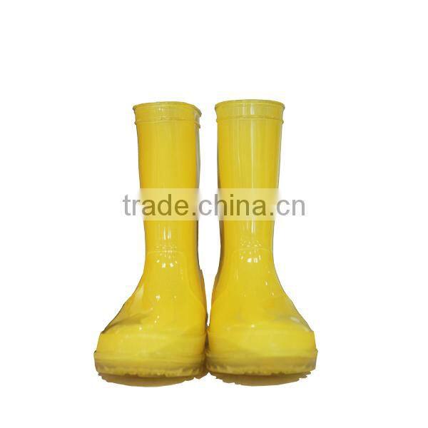 Colorful Transparent PVC Rain Boots For Kids