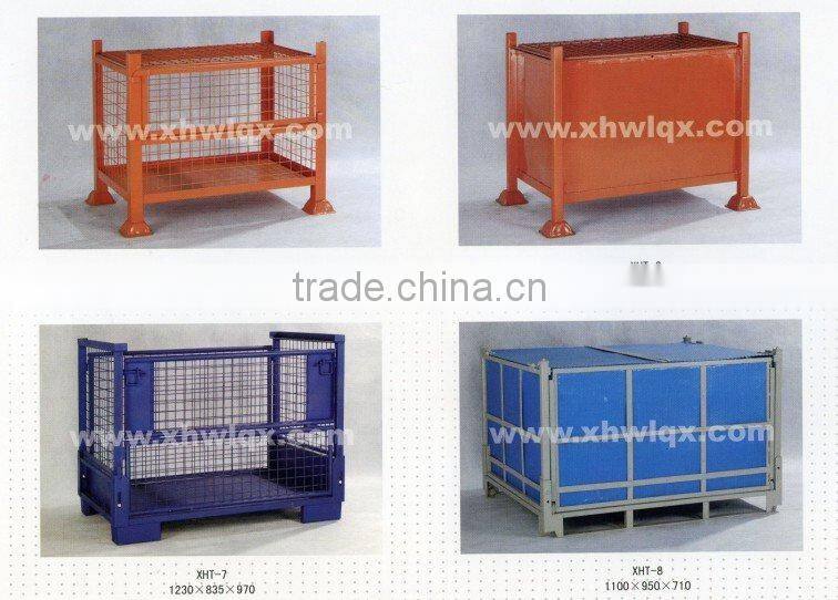 stacking steel mesh box pallet/container