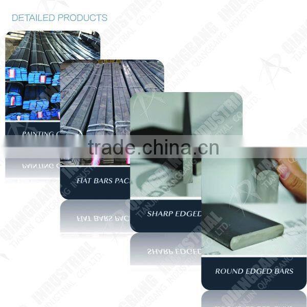 51CrV4 plain or grooved spring steel flat bar