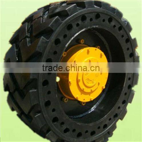 7.50-16 skid steer solid tires,cart wheel solid rubber tires