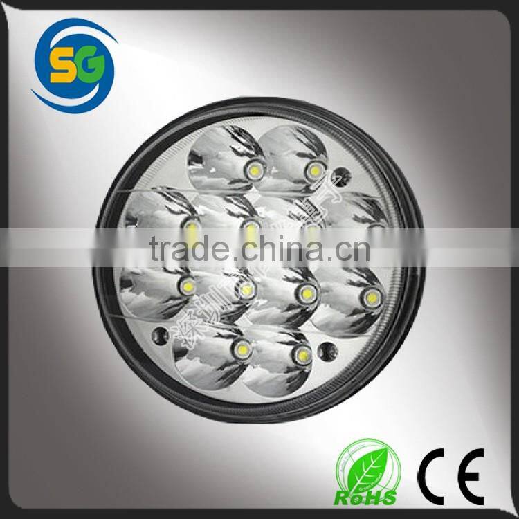 Cheap price square off road led work light truck led lighting, 36w led work light