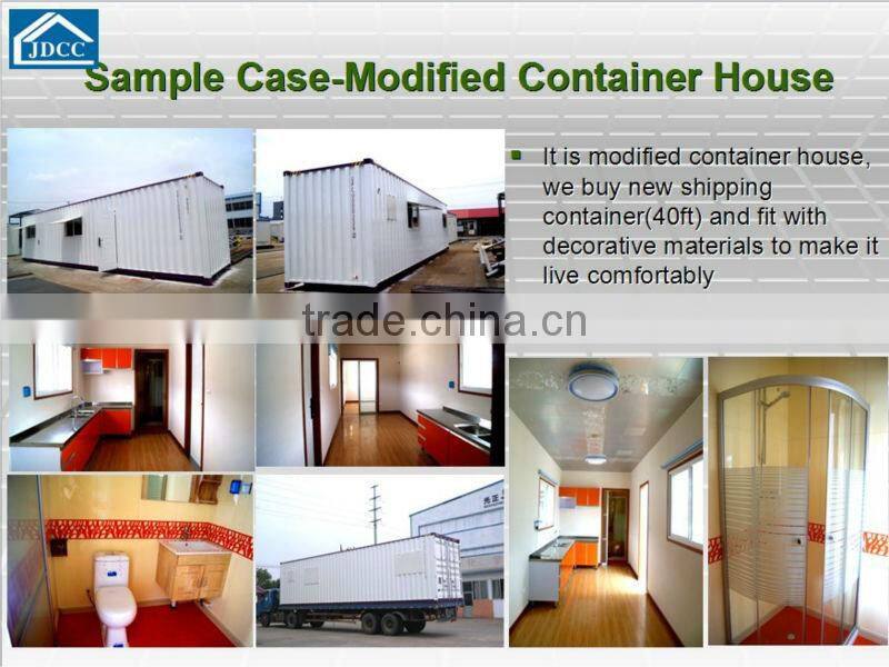 modified shipping container house/prefab container