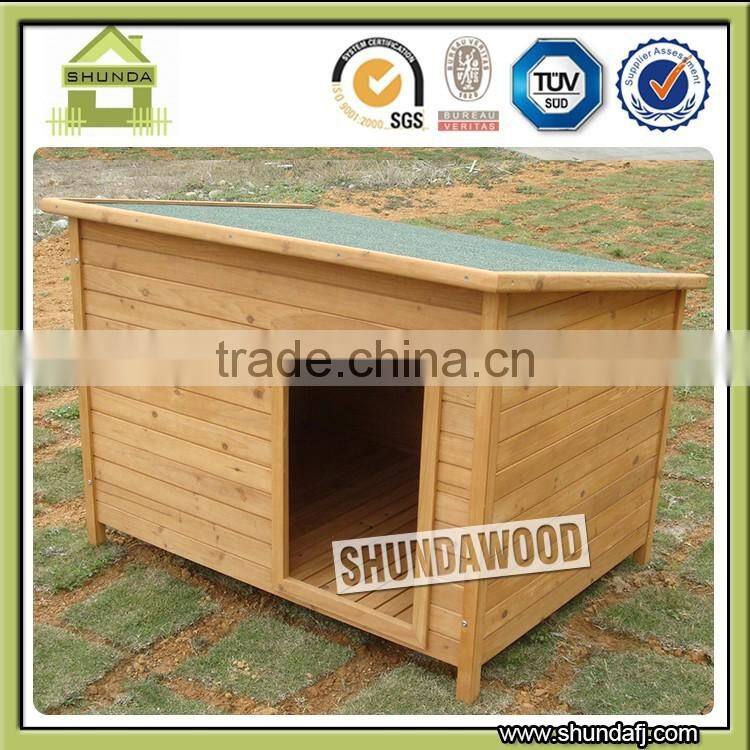 SDD06L Best Selling Products Outdoor Cat House Decorative Wooden Dog House Dog Kennel