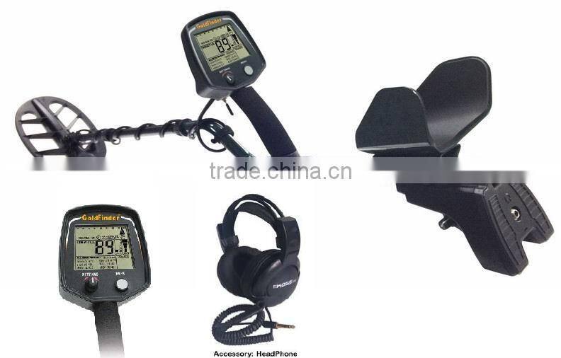 portable gold detector with LCD screen