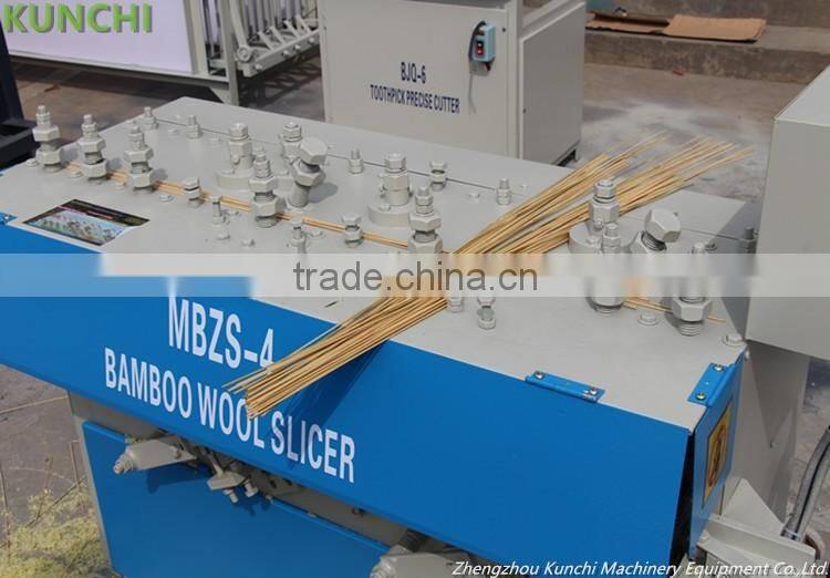 Top quality! KUNCHI brand bamboo toothpick / skewer making machine with total solution! No.6927