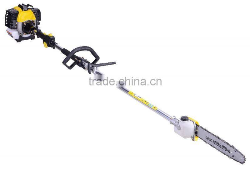 Petrol saw pole tree pruner with 300mm cutting length