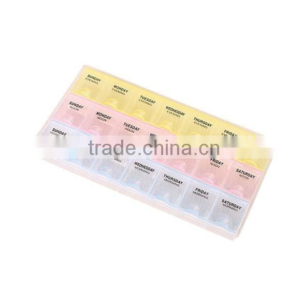Wholesale Medication Monthly Pill box Plastic Pill Container