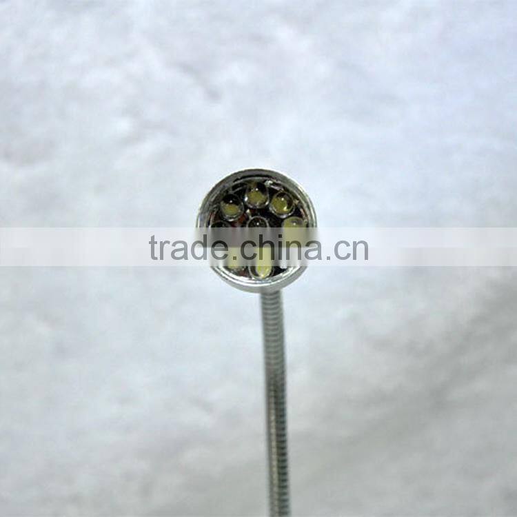 high quality flexiable aluminium led working light 9 led flashlight colorful led flashlight