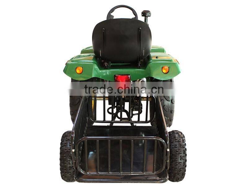 hot sale china cheapest 4 wheel 110cc mini farming tractor price list with trailer