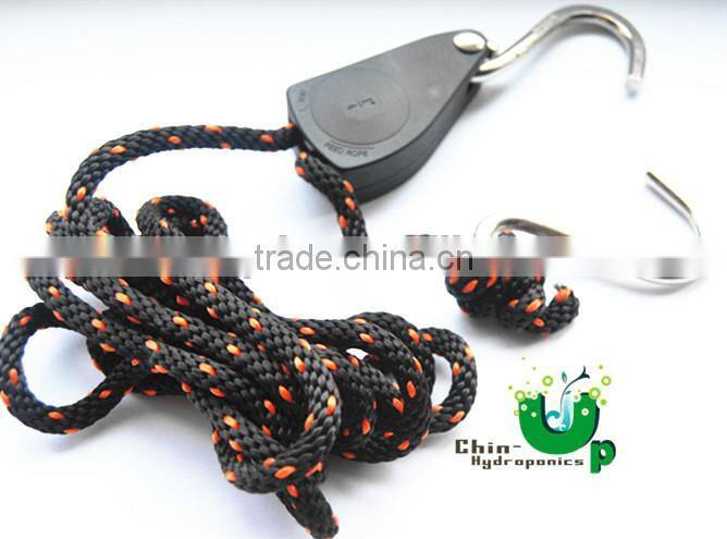 2016 greenhouse 1/8 and 1/4 lights hanger/garden rope ratchet/attractive design hydroponics equipment