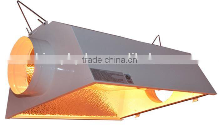2016 new design greenhouse dual reflector/ indoor grow light air cooled tube lamp cover/Dual bulbs