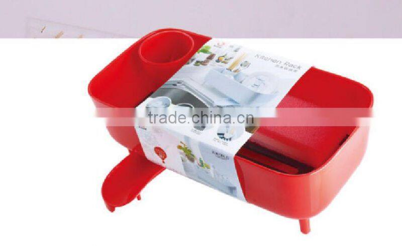 Super Useful Colored Kitchen Sink Dish Rack Dish Drying Rack