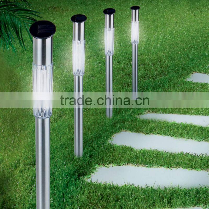 Stainless Steel Long Solar Garden Lighting Pole Light