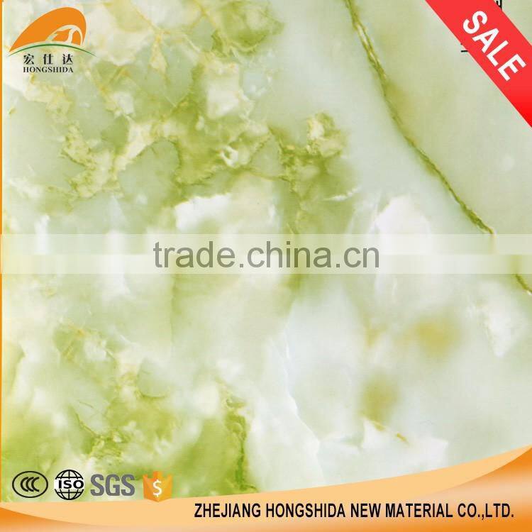 Cold lamination membrane sheet marble design high gloss pvc self adhesive film
