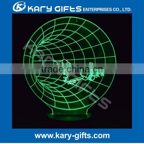 Led light base illusion light 3D led lamp