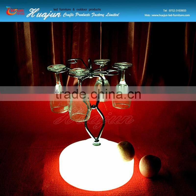 indoor led illuminated furniture wineglass shelf,illuminated wineglass shelf
