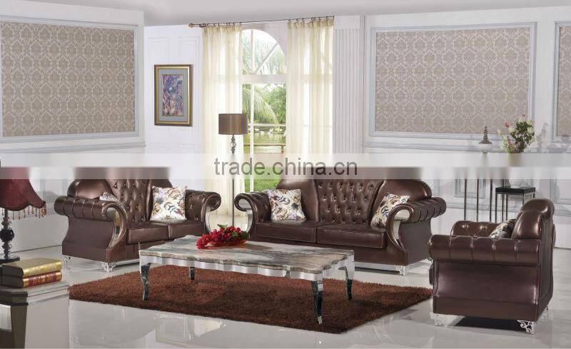 modren design real leather pu living room sofa EF-006